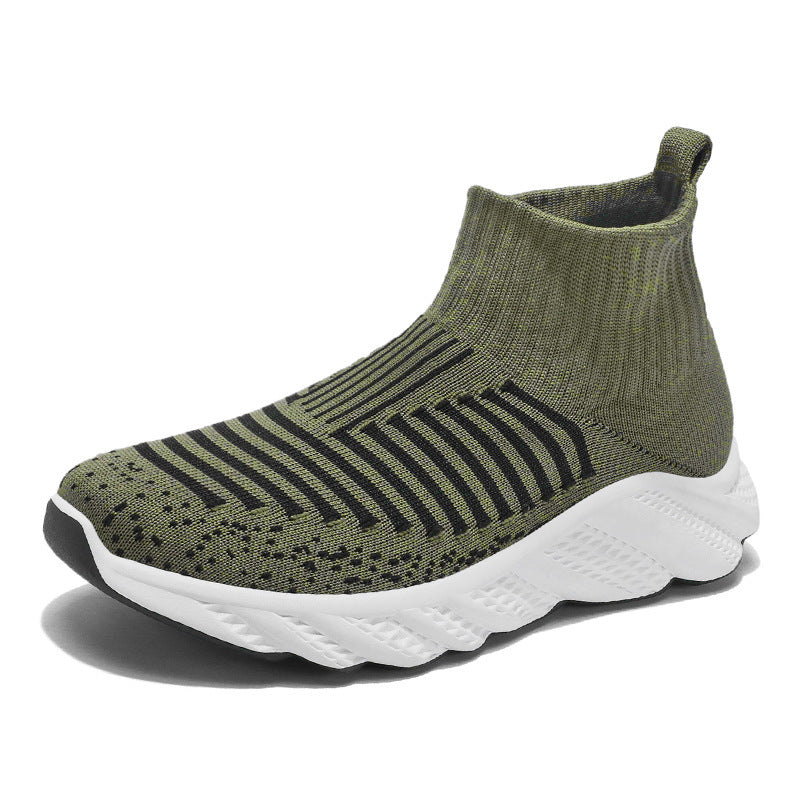 Damen Strick-Sneaker mit rutschfester Sohle und atmungsaktivem Obermaterial
