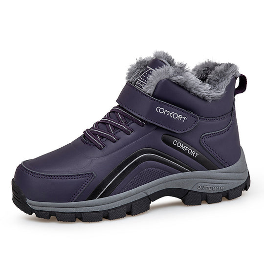 Damen wasserfeste Winterstiefel mit isolierendem Futter und rutschfester Sohle R&B