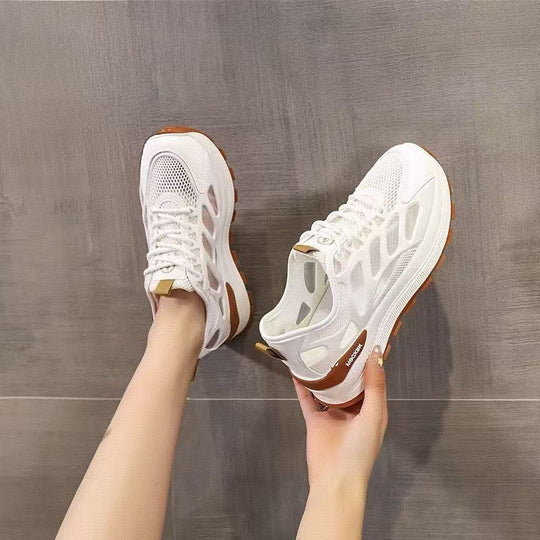 Damen Sportliche Mesh-Laufschuhe mit dämpfender Sohle und optimaler Atmungsaktivität R&B