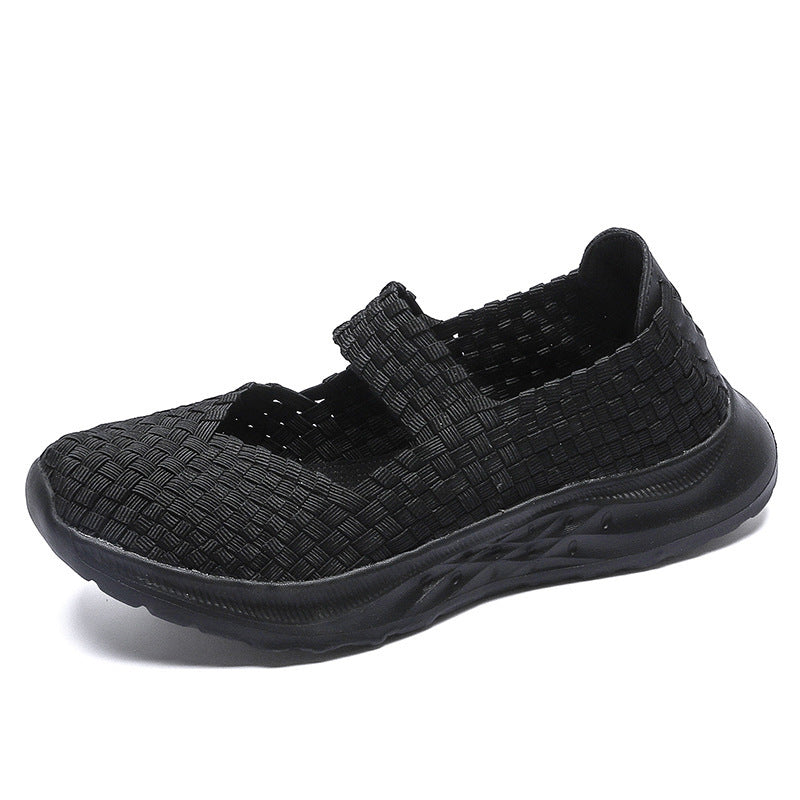 Damen Atmungsaktive Freizeitschuhe mit flexiblem Schnellschnürsystem