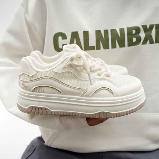 Damen Sneaker mit luftiger Mesh-Oberfläche und stoßdämpfender Sohle R&B