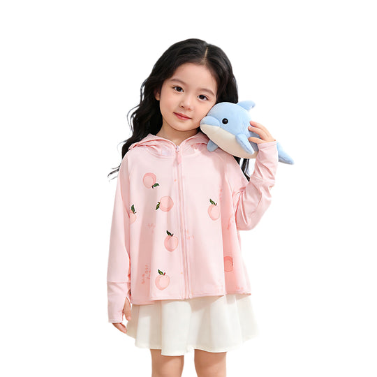 Kinder UV-Schutzjacke mit Kapuze und atmungsaktivem Material R&B