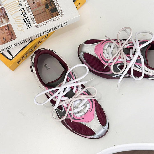 Damen modische Sportschuhe mit atmungsaktiver Netz-Oberfläche und dämpfender Sohle R&B