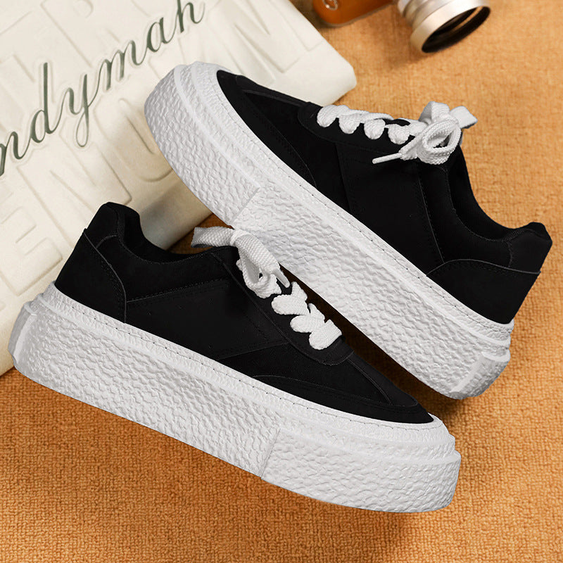 Damen modische Sneaker mit dicker Sohle und atmungsaktivem Obermaterial R&B