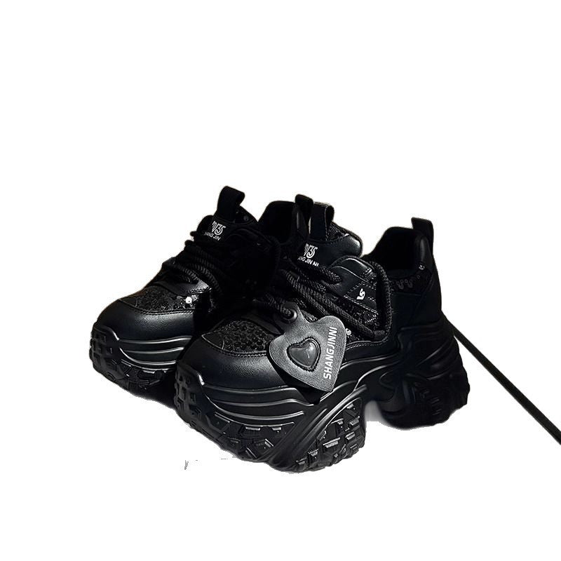 Damen Chunky Sneakers mit puffiger Sohle und innovativer Dämpfung