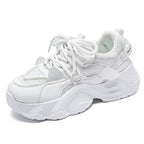 Damen Modische Sneakers mit atmungsaktiver Netzoberfläche und dämpfender Sohle R&B