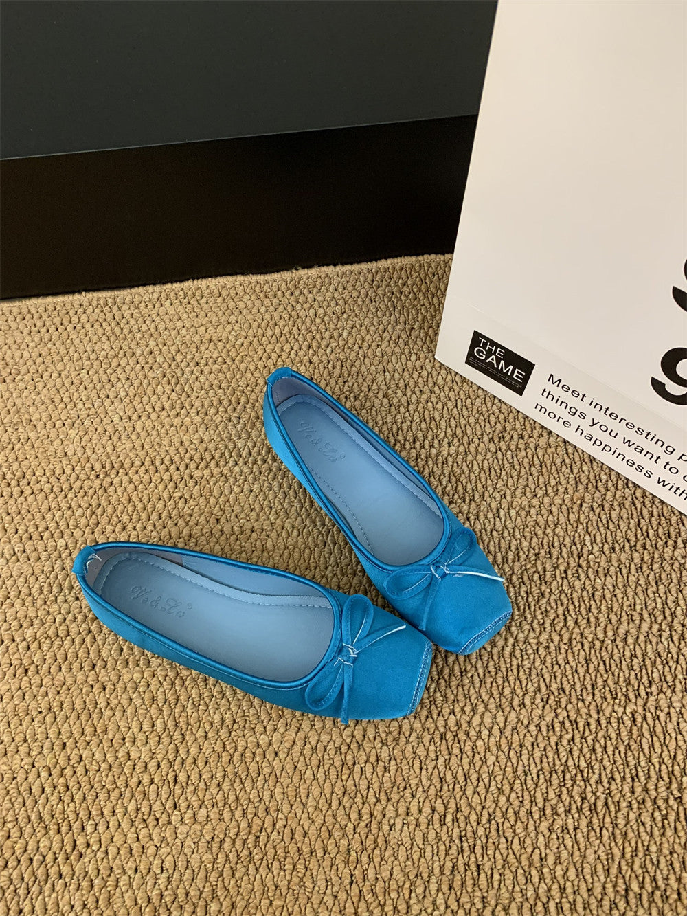 Damen Ballerina mit elegantem Schleifendetail R&B