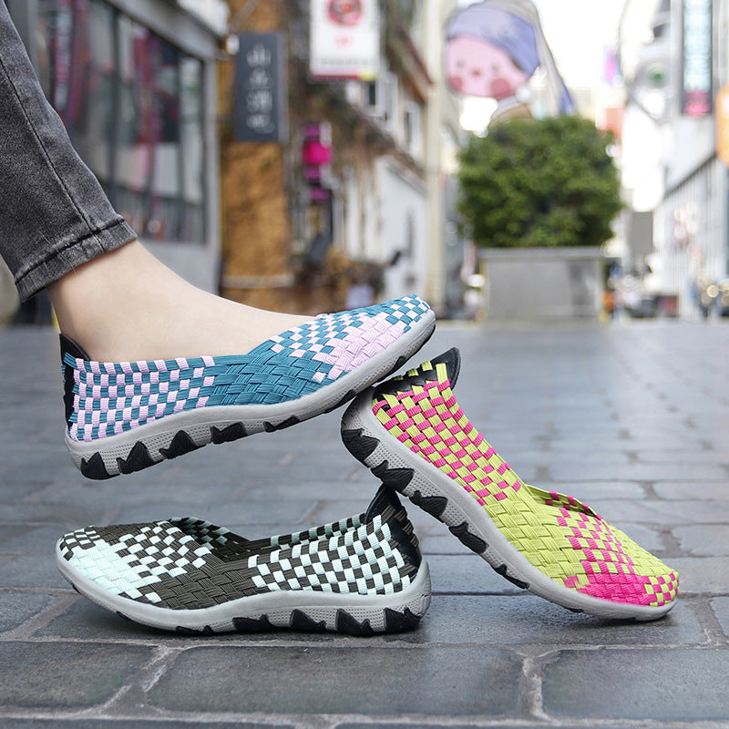Damen Komfortable und atmungsaktive Slip-On Sneakers