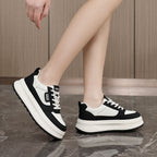 Damen modische Sneakers mit gepolsterter Sohle und atmungsaktivem Obermaterial R&B