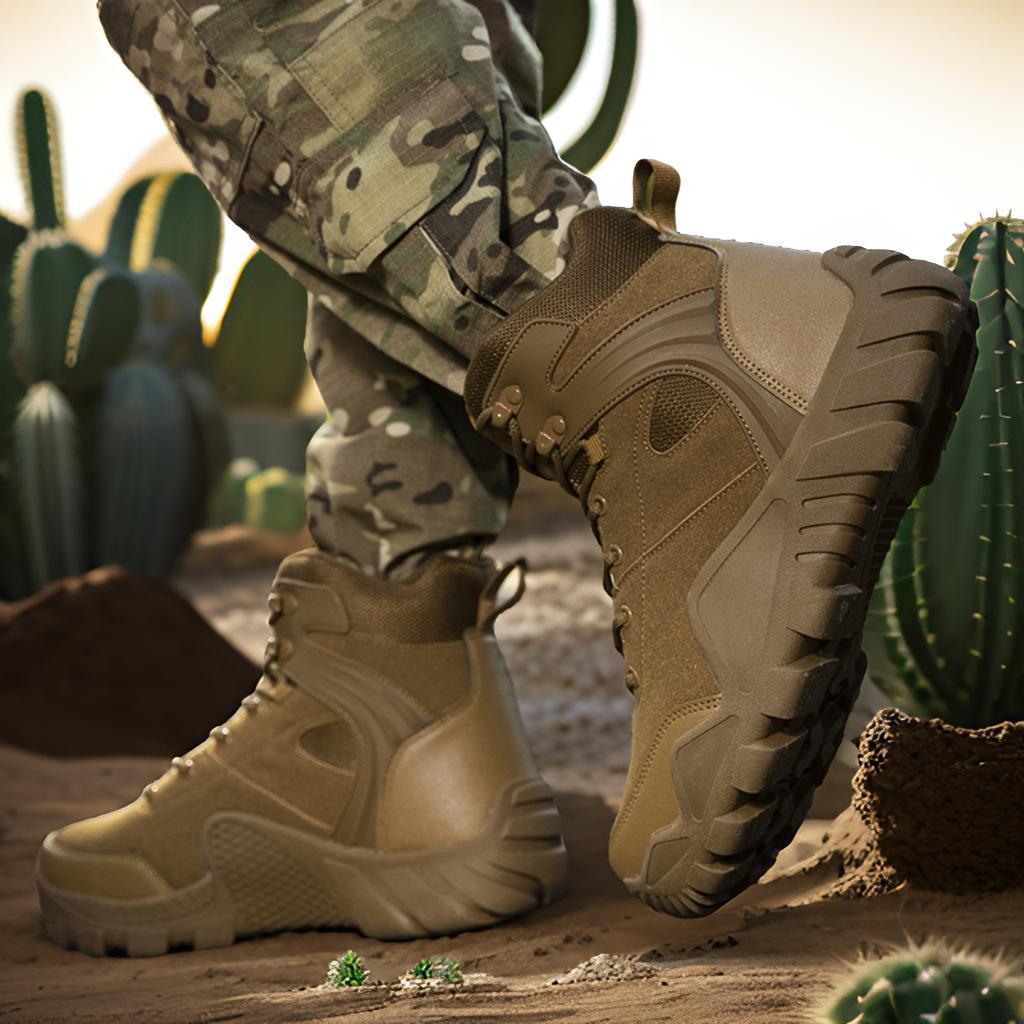 Herren Tactical Sneaker mit hohem Knöchelschutz und rutschfester Sohle R&B