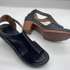 Damen Komfortable Wedge-Sandaletten mit verstellbarem Riemendesign und ergonomischem Fußbett R&B