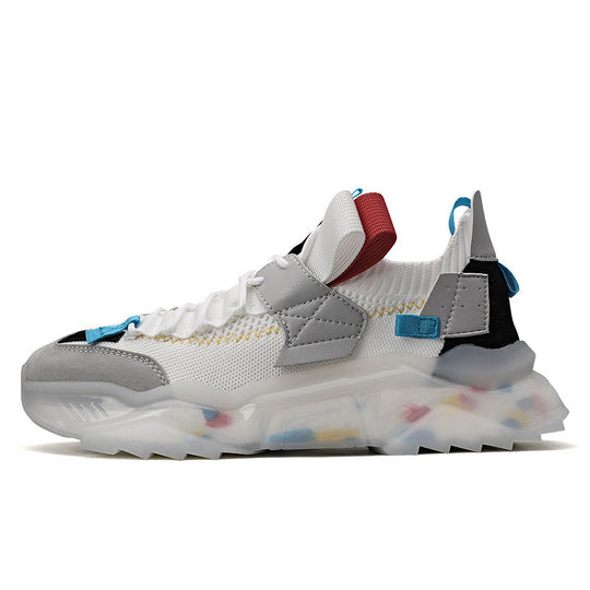 Damen Modische Outdoor-Sneaker mit atmungsaktiver Mesh-Oberfläche und rutschfester Sohle R&B