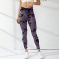 Damen Hochleistungs-Leggings mit innovativem Marmor-Design