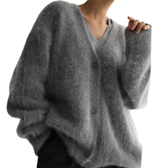 Damen kuscheliger Cardigan R&B