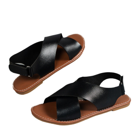 Damen Komfortable und stilvolle Sandalen mit verstellbarem Riemendesign R&B