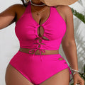 Damen Bikini-Set mit verspieltem Raffung-Design und modischen Ausschnitten R&B
