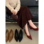 Damen elegante Slipper mit schönem Schleifendetail