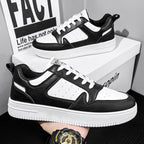 Damen Sportliche Leder Sneakers mit gepolsterter Innensohle