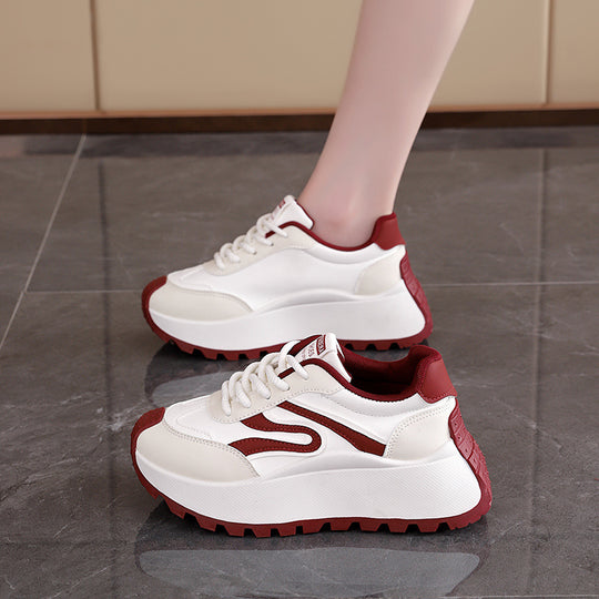 Damen Chunky Sneakers mit verstärkter Dämpfung und rutschfester Sohle R&B