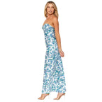 Damen Langärmliges Maxikleid mit floralen Akzenten R&B