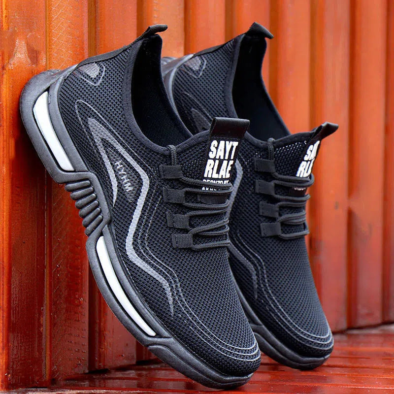 Damen Atmungsaktive Sportsneaker mit flexibler Sohle und elastischem Einstieg R&B