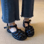 Damen Komfortable Badesandalen im stilvollen Flecht-Design
