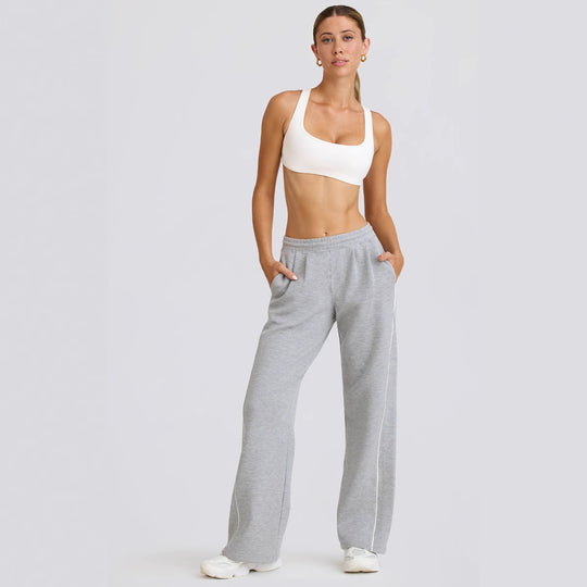 Damen Sportliche Freizeithose mit weitem Schnitt und praktischen Taschen R&B