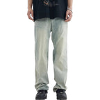 Herren lockere Denim-Jeans mit niedriger Bundhöhe