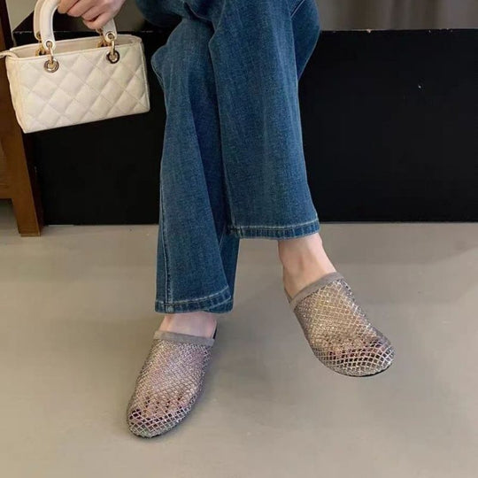 Damen Netz Mules R&B
