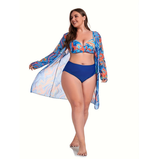 Damen Strand-Badeanzugset R&B
