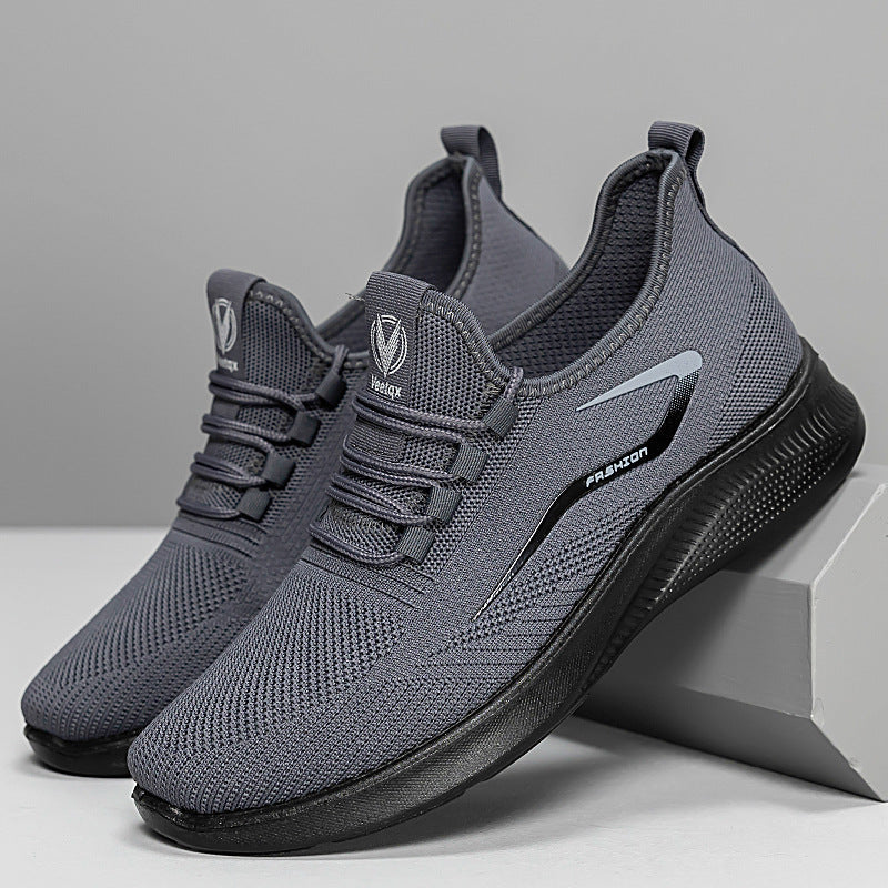 Damen Lauf-Sneaker mit atmungsaktiver Strick-Oberfläche und rutschfester Sohle R&B