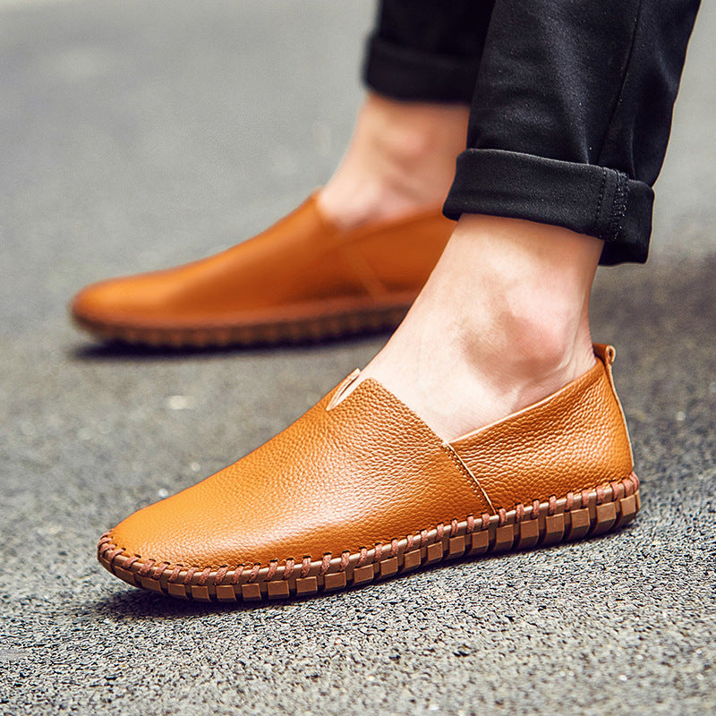 Damen Mokassins im klassischen Design aus hochwertigem Leder R&B