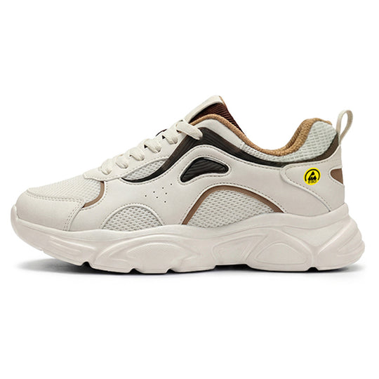 Damen sportliche Freizeitsneakers mit atmungsaktiver Mesh-Oberfläche und stoßdämpfender Sohle R&B