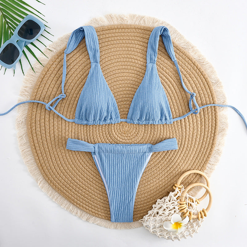 Damen Triangel-Bikini mit verstellbaren Trägern R&B