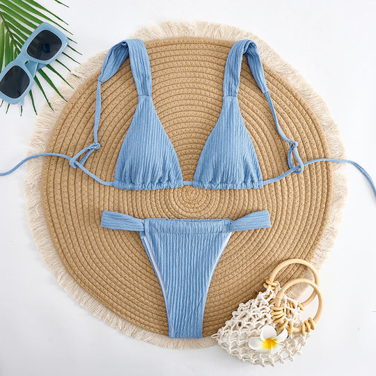Damen Triangel-Bikini mit verstellbaren Trägern R&B