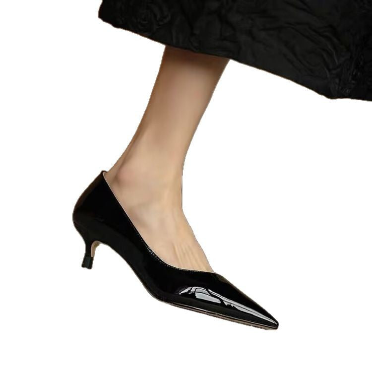 Damen elegante Slingback-Pumps mit spitzem Zehenbereich R&B