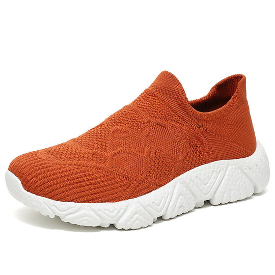 Damen Strick-Sneaker mit rutschfester Sohle und atmungsaktiver Passform R&B