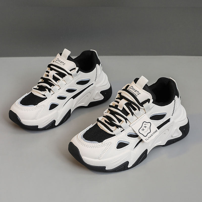 Damen Sportliche Chunky Sneakers mit atmungsaktiver Mesh-Oberfläche und dämpfender Sohle R&B