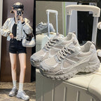 Damen Sportliche Sneakers mit atmungsaktiver Mesh-Oberfläche und rutschfester Sohle R&B
