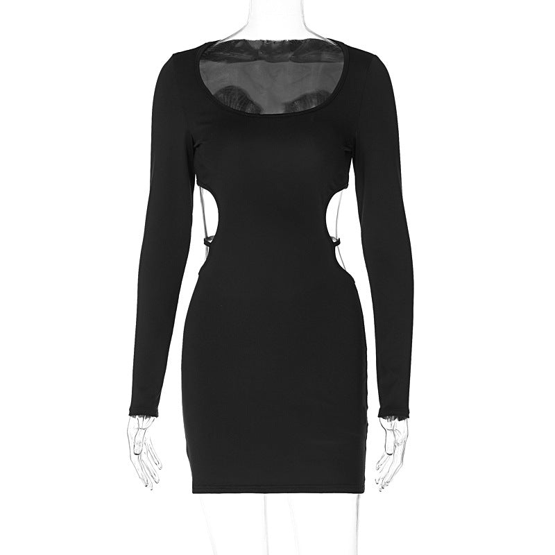 Damen Figurbetontes Minikleid mit raffiniertem Cut-Out Design R&B