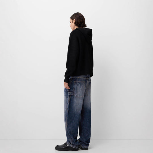 Damen Oversized Kapuzenjacke mit strukturierter Oberfläche