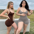 Damen Bodysuit mit schmalem Schnitt und feinen Spaghetti-Trägern R&B