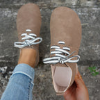 Damen lässige Sneaker mit strukturiertem Obermaterial und komfortablem Fußbett R&B
