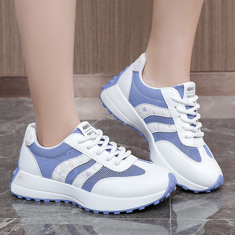 Damen Sportliche Sneakers mit atmungsaktivem Mesh-Obermaterial und flexibler Sohle R&B