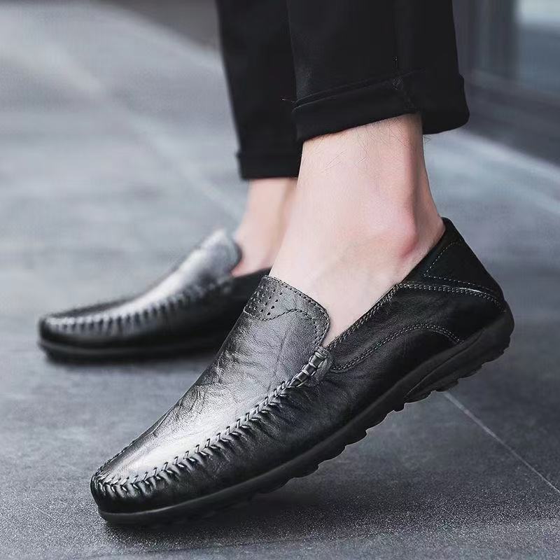 Herren Elegante Mokassins aus weichem Leder R&B