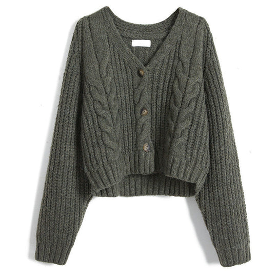 Damen Kuscheliger Strickcardigan mit dekorativem Zopfmuster R&B