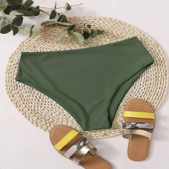 Damen Hoch tailliertes Bikini-Höschen R&B