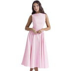 Damen A-Linie Cocktailkleid mit elegantem Taillenkürzel und femininem Schnitt R&B