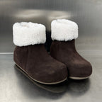 Damen elegante Fleece-Stiefel mit weichem Innenfutter und rutschfester Sohle R&B
