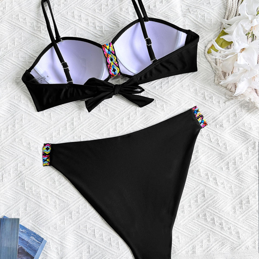 Damen Bikiniset mit verzierten Details R&B